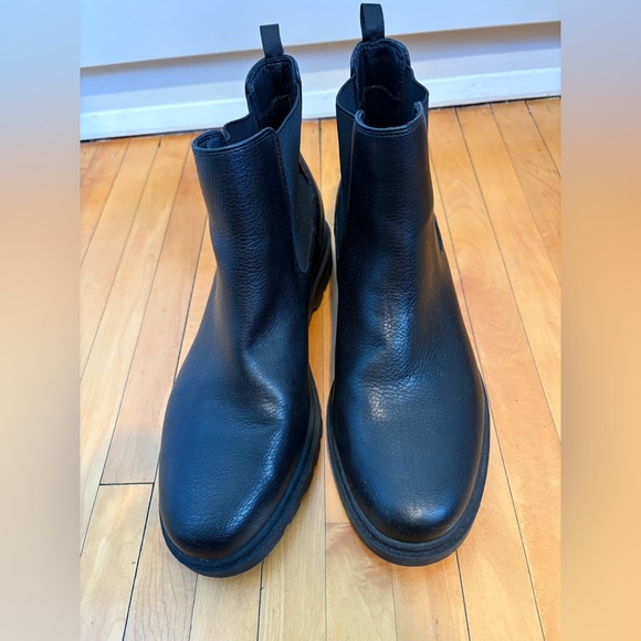 Mix No. 6 Black Faux Leather Chelsea Boots - Picture 2 of 5